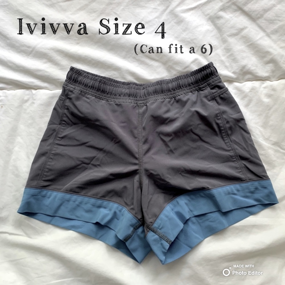 Ivivva size 4 girls athletic shorts